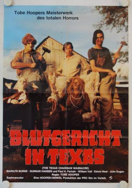 The Texas Chainsaw Massacre original release german movie poster